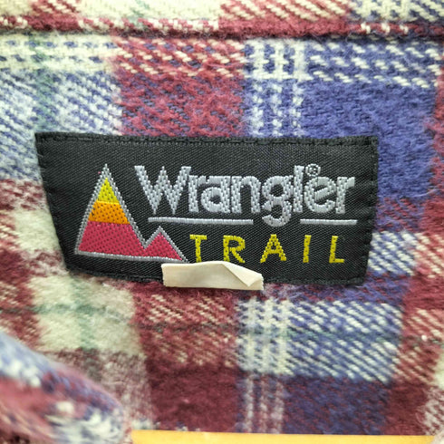 ラングラー Wrangler TRAIL チェックネルシャツ メンズ JPN:M