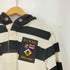 ラグビーラルフローレン Rugby Ralph Lauren VINTAGE SLIM FIT 両面刺繍 ナンバリング ボーダー ラガーシャツパーカー メンズ import:S