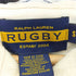 ラグビーラルフローレン Rugby Ralph Lauren VINTAGE SLIM FIT 両面刺繍 ナンバリング ボーダー ラガーシャツパーカー メンズ import:S