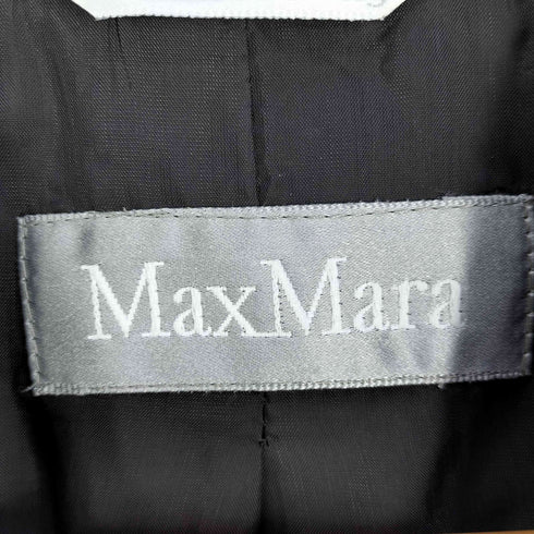 マックスマーラ MAX MARA 銀タグ イタリア製 ツィード ウールレーヨンポリ ジャケット スカート セットアップ レディース 40
