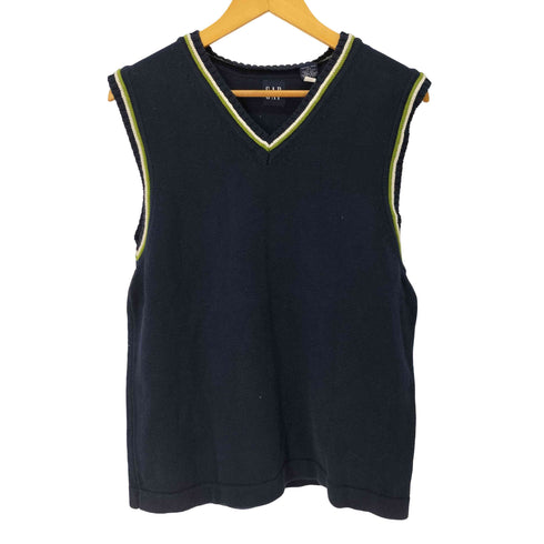 ギャップ Gap 90s 紺タグ コットンニットベスト メンズ JPN:S