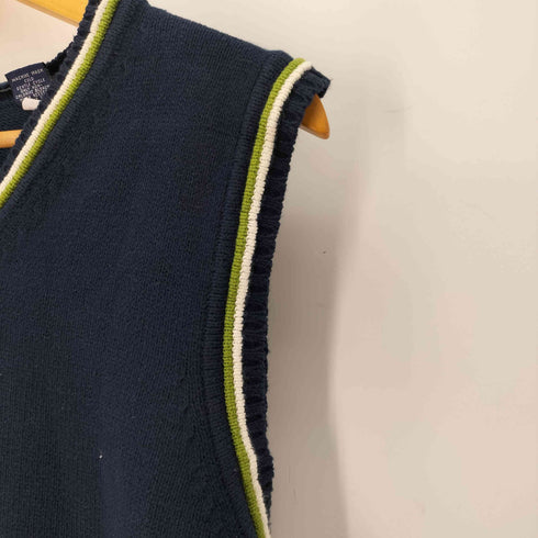 ギャップ Gap 90s 紺タグ コットンニットベスト メンズ JPN:S