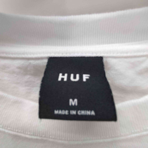ハフ HUF 刺繍ロゴ クルーネック Tシャツ メンズ M