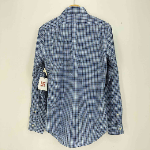 ラルフローレン RALPH LAUREN SLIM-FIT 現行タグ ポニー刺繍 ギンガムチェック ボタンダウンシャツ メンズ import:S