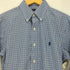 ラルフローレン RALPH LAUREN SLIM-FIT 現行タグ ポニー刺繍 ギンガムチェック ボタンダウンシャツ メンズ import:S