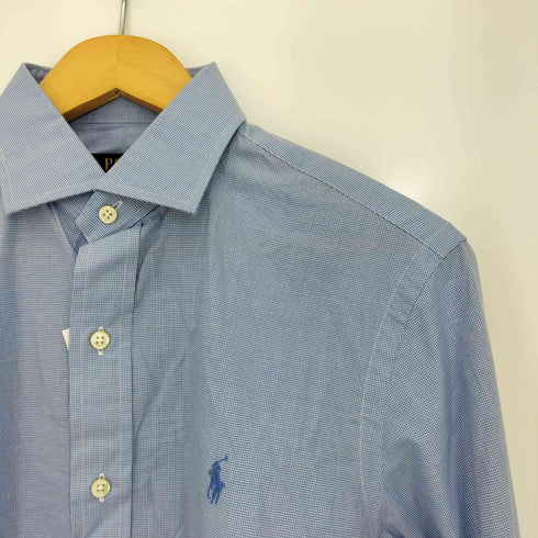 ポロラルフローレン POLO RALPH LAUREN 現行タグ ポニー刺繍 チェック長袖シャツ メンズ 14 1/2
