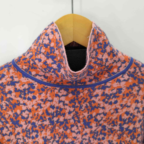 アーバンリサーチ URBAN RESEARCH アクリルコットン マルチカラー サイドスリットハイネックニット レディース import:XS