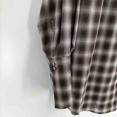クレドナ CREDONA SHEER CHECK SHIRT JACKET レディース FREE