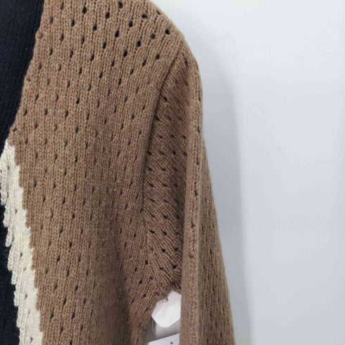 バイマレーヌバーガー BY MALENE BIRGER ウール配色ニットカーディガン レディース import:XS
