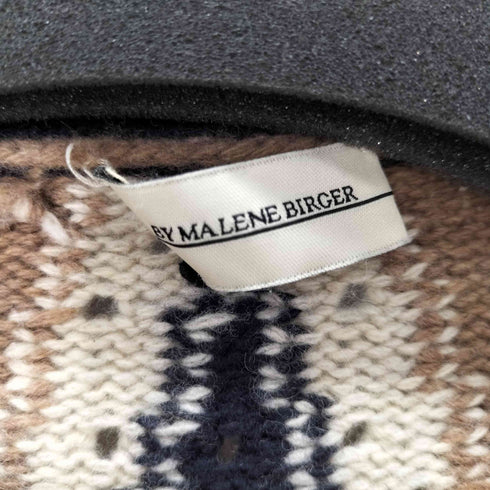 バイマレーヌバーガー BY MALENE BIRGER ウール配色ニットカーディガン レディース import:XS