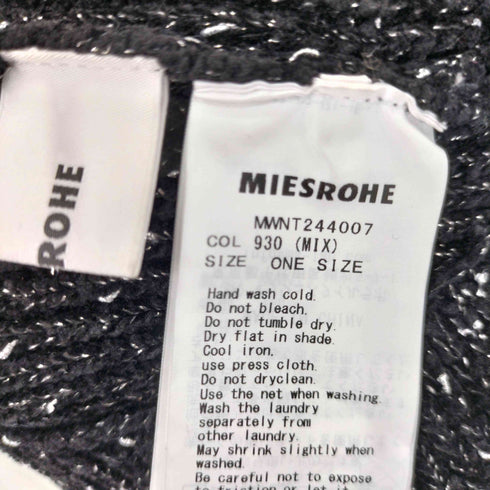 ミースロエ MIESROHE モールペプラムニットビスチェ レディース ONE SIZE