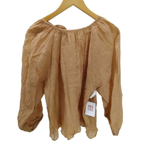 ollun side ribbon volume blouse レディース FREE