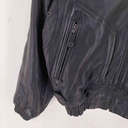 GENUINE LEATHER レザーブルゾン メンズ import:M
