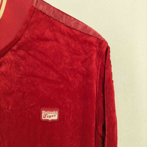 オニツカタイガー ONITSUKA TIGER ベロア トラックジャケット メンズ JPN:L