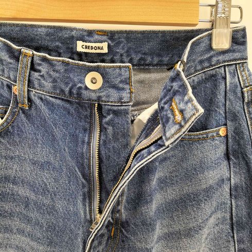 クレドナ CREDONA WIDE BEETLE DENIM PANTS レディース JPN:1