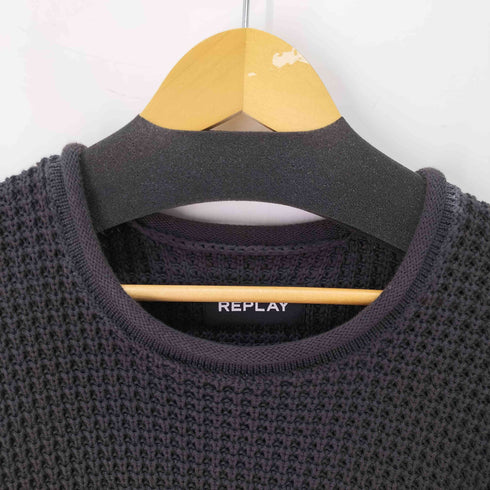 リプレイ REPLAY コットンクリンクルグラデーションニット レディース import:L