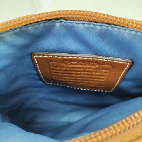 コーチ COACH シグネチャーロゴ デニムパッチワークショルダーバッグ メンズ ONE SIZE