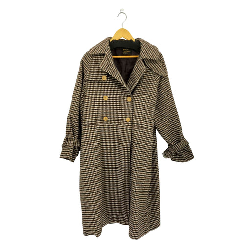 カスタネ Kastane ダブルブレスト チェック柄 ウールコート レディース 0