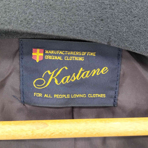 カスタネ Kastane ダブルブレスト チェック柄 ウールコート レディース 0