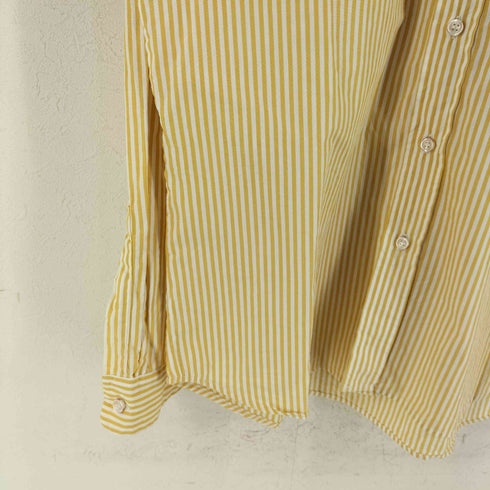 THAMES P.G.Shirt シャツ ホワイト&イエロー メンズ import:M