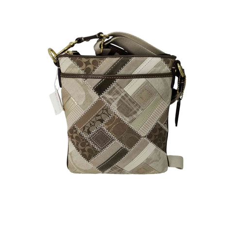 コーチ COACH シグネチャーロゴパッチワークショルダーバッグ メンズ ONE SIZE