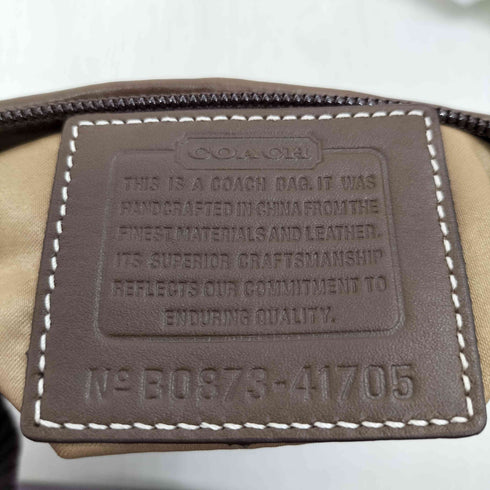 コーチ COACH シグネチャーロゴパッチワークショルダーバッグ メンズ ONE SIZE