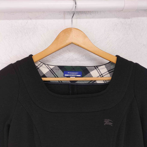 バーバリーブルーレーベル BURBERRY BLUE LABEL ドッキング ワンピース レディース 36