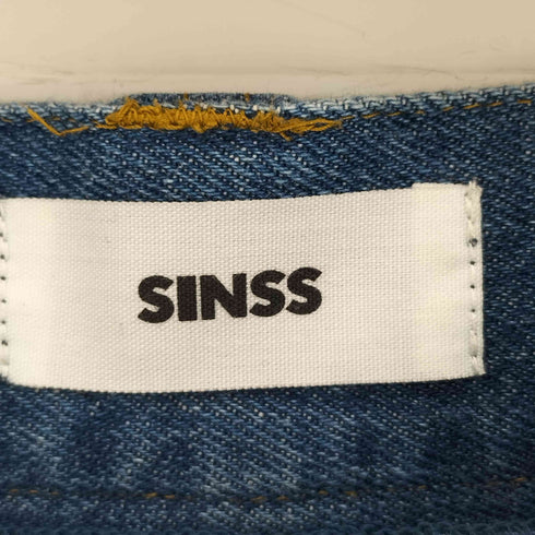 SINSS 24ss Wide straight dart blasted denim ワイドストレートダーツブラストデニム メンズ JPN:S