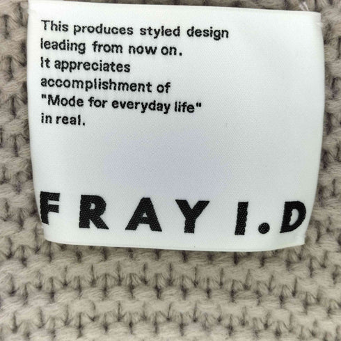 フレイアイディー FRAY I.D レースアップケーブルカーディガン レディース ONE SIZE