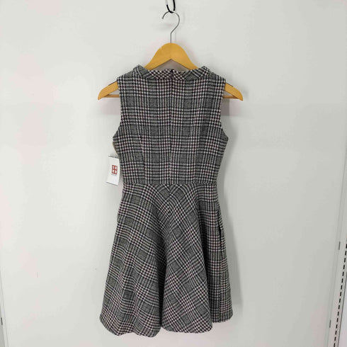 トゥービーバイアニエスベー To b. by agnes b. ノースリーブ チェック ワンピース レディース 38