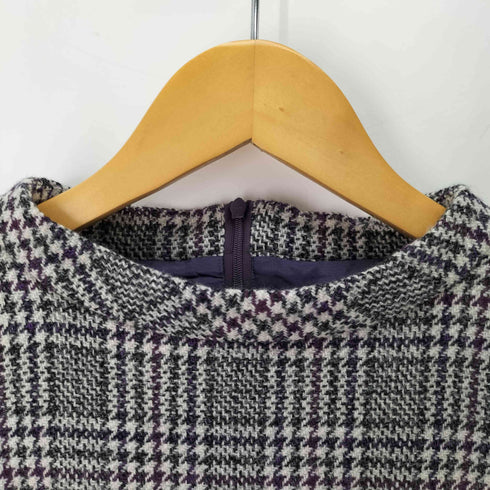 トゥービーバイアニエスベー To b. by agnes b. ノースリーブ チェック ワンピース レディース 38