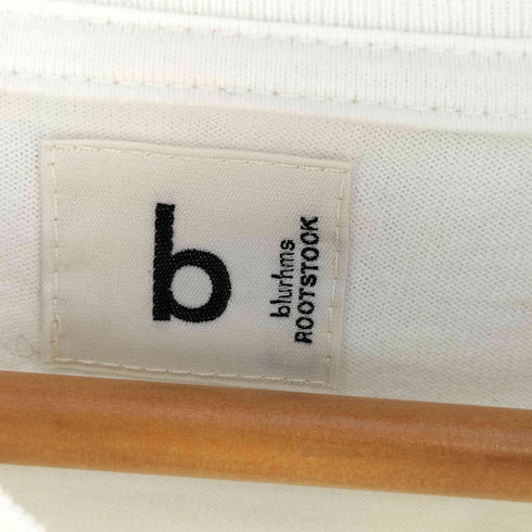 ブラームスルーツストックス blurhms ROOTSTOCK 24SS プリント クルーネック Tシャツ メンズ