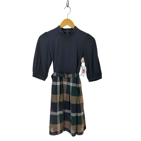 ブルーレーベルクレストブリッジ BLUE LABEL CRESTBRIDGE ドッキング ベルト ワンピース レディース 36