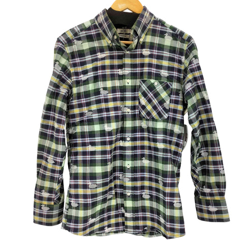 トムブラウン THOM BROWNE コットンチェックL/S BDシャツ メンズ import:M