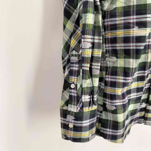 トムブラウン THOM BROWNE コットンチェックL/S BDシャツ メンズ import:M
