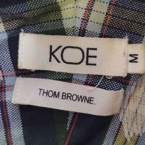 トムブラウン THOM BROWNE コットンチェックL/S BDシャツ メンズ import:M