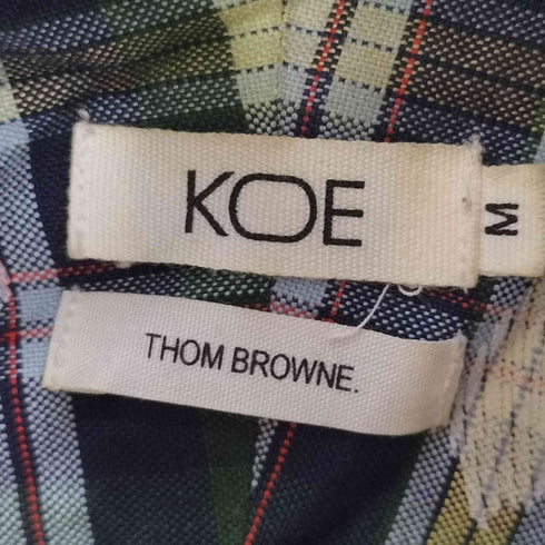 トムブラウン THOM BROWNE コットンチェックL/S BDシャツ メンズ import:M
