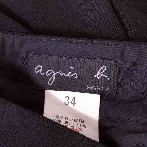 アニエスベー agnes b. PARIS タックデザインスカート レディース JPN:34