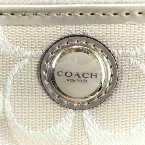 コーチ COACH メタリックシグネチャーウォレット レディース