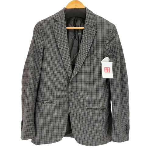 サルヴァトーレフェラガモ Salvatore Ferragamo イタリア製 ウールチェックテーラードジャケット メンズ