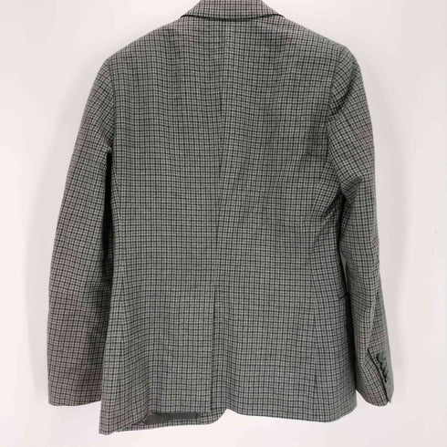 サルヴァトーレフェラガモ Salvatore Ferragamo イタリア製 ウールチェックテーラードジャケット メンズ