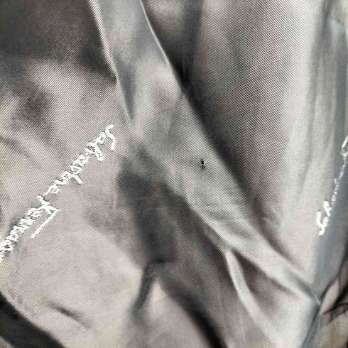 サルヴァトーレフェラガモ Salvatore Ferragamo イタリア製 ウールチェックテーラードジャケット メンズ