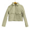 ザラ ZARA ウール クロップド ジップアップジャケット レディース import:S