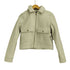 ザラ ZARA ウール クロップド ジップアップジャケット レディース import:S