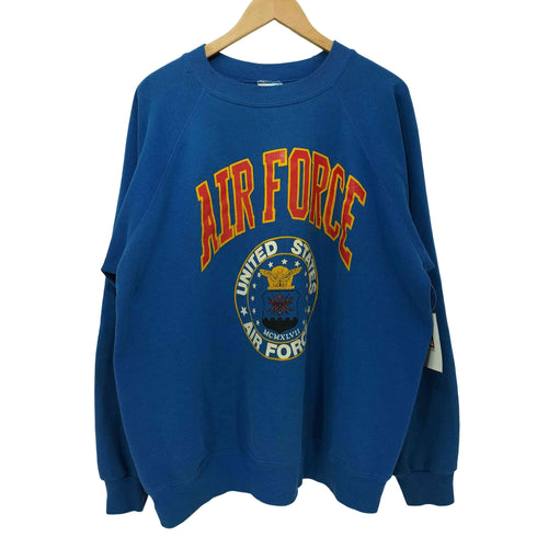 ヘインズ Hanes 90s USA製 US AIR FORCE ラグラン クルーネックスウェット メンズ import:XL