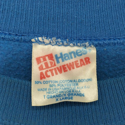 ヘインズ Hanes 90s USA製 US AIR FORCE ラグラン クルーネックスウェット メンズ import:XL