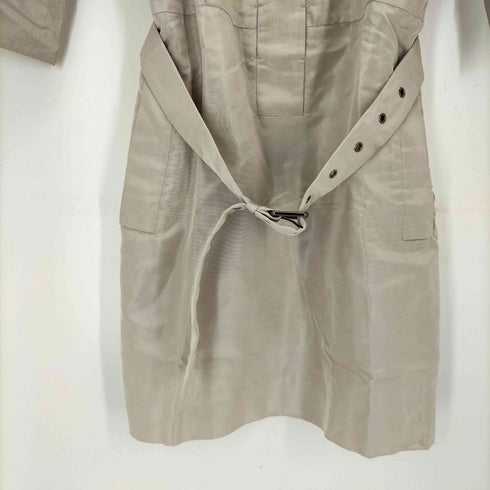 サルヴァトーレフェラガモ Salvatore Ferragamo イタリア製レーヨン ハーフスリーブコート レディース 38