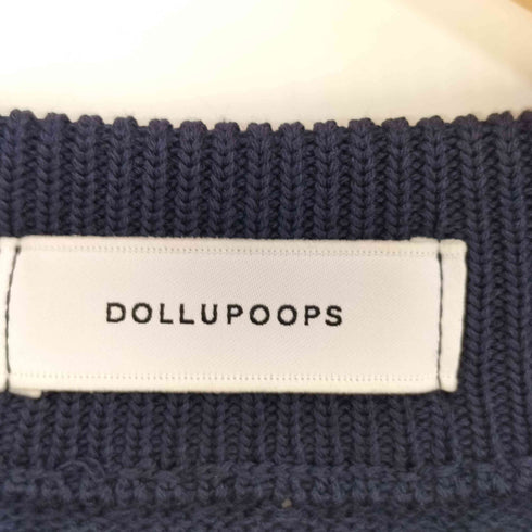 DOLLUPOOPS リブ切替 ダブルジップ メッシュブルゾン レディース JPN:38
