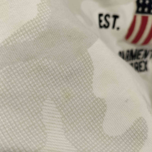 アヴィレックス AVIREX ロゴ ワッペン 刺繍 S/S クルーネック Tシャツ メンズ FREE