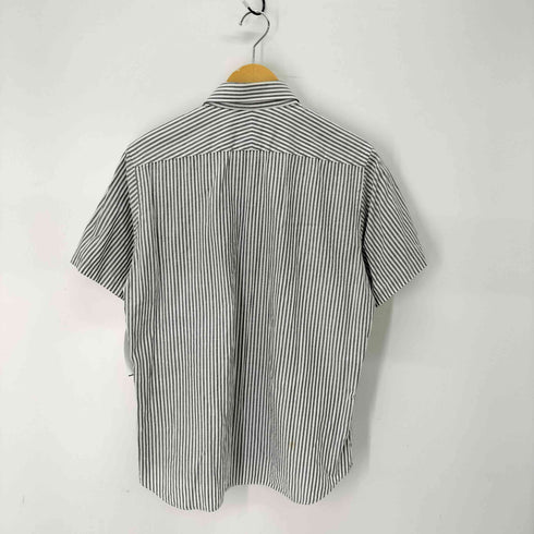 バーバリーロンドン BURBERRY LONDON ストライプレギュラーカラーシャツ メンズ import:L